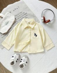 Shein Hosszú Ujjú Ing Csíkos Mintával 7T7 S06__74-80