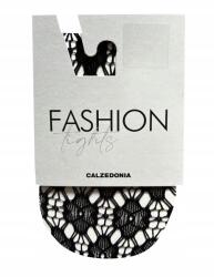 Calzedonia Harisnyanadrág Calzedonia necc mintás áttört fekete s/M Új (MODC1954)