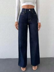 Shein Sötétkék Farmer Nadrág Jxw ZT2__XS
