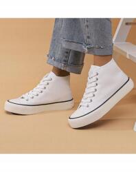 Shein Fehér Fűzött Tornacipő Q2W S06__41