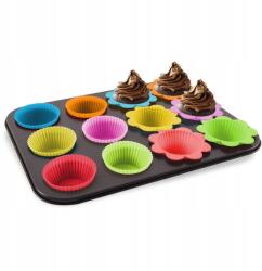 ORION Muffin forma szilikon tepsi 12db-os muffin forma szett (120006)