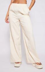 Prettylittlething Krémszínű Nadrág Széles Szárú Magas Derekú Prettylittlething 40
