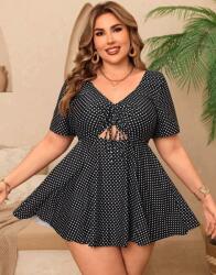 Shein Fekete Pöttyös Fürdőruha Kivágott Hátrésszel Shein 52