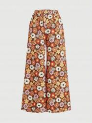 Shein Palazzo Virágmintás Nadrág Retro Stílusban M 1MA