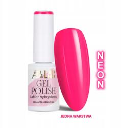 AlleLac Hibrid lakk Allelac 6g Led/uv Gel Polish Pinks Hot Flamingo Neon PI36 (lakier hybrydowy do paznokci różowy na lato)