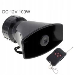  100W 7 Hangú 12V-os Autós Sziréna Jármű Kürt Autókhoz és Motorkerékpárokhoz