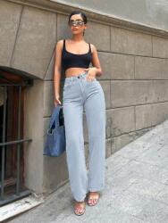 Shein Egyenes Farmer Nadrág Magas Derekú Fon PK01__XS