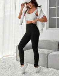 Shein Klasszikus Fekete Leggings Oje S06__XS