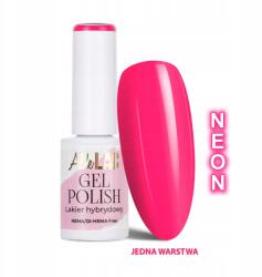 AlleLac Hibrid lakk Allelac 6g Led/uv Gel Polish Pinks PI32 Sugar Rush (Lakier do paznokci hybrydowych neonowy róż)