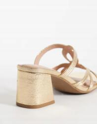 New Look arany fényes flip-flop papucs B23 40