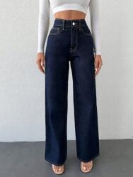 Shein Kék Széles Szárú Farmer Nadrág 39E S06__S