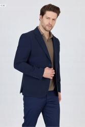Frappoli Sima Férfi Blézer Elegáns Stílusban Sötétkék 48 5IA (5550000159255)