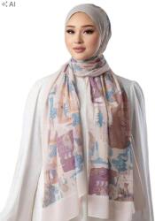 Shein Mintás Fejkendő S07__70X170