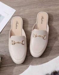  Fashion Bézs Bőr Utánzatú Flip-flop Papucs S06__39