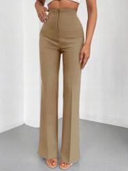 Shein Bézs Magas Derekú Nadrág Z5H PK01__M
