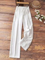 Shein Fehér Casual Nadrág 4EO S06__M