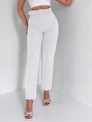 Shein Fehér Egyenes Nadrág AX0 S06__XL