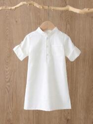 Shein Fehér Maxi Ing Gombokkal YE3 S06__86-92CM