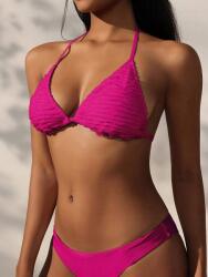 Shein Rózsaszín Bikini Felső Kötött Klasszikus Textúra Shein M