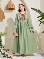 Shein Zöld Maxi Ruha Hqu S06__158-162