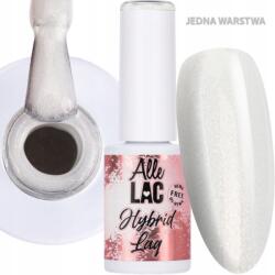 AlleLac Hibrid lakk Allelac 6g Led/uv Gel Polish White Glitter Glow szemcsék (Lakier Brokatowy Na Karnawał Blask Drobinki)