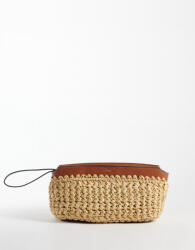 MANGO bézs kontraszt kézitáska B25 26X14
