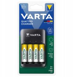 VARTA Akkumulátortöltő Varta Quattro+ 4x 2100mAh akkumulátor (57652)