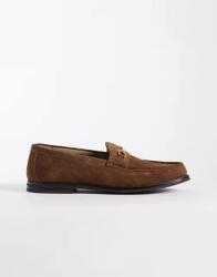  Asos Design barna bebújós papucs valódi bőr B25 42