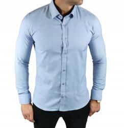 EGO MAN Alkalmi ing slim fit klasszikus oxford szerkezet kék EGO03 XXL