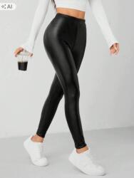 Shein Fekete Karcsúsító Leggings Öko Bőrből 34 1
