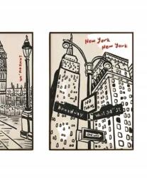 Shein Poszter Keret Nélkül New York P1T S07__30X40