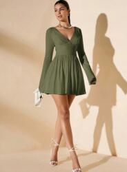 Shein Zöld Mini Ruha DML S06__XS