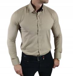 EGO MAN Alkalmi ing slim fit klasszikus oxford szerkezet bézs EGO03 M