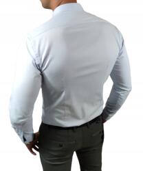 Espada Elegáns ing slim fit állógallérral kék 175-182 cm magas ESP013