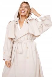 Nasty Gal Kapucnis Kabát Szürke Trench 34 Z1E