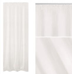 Spod Igły i Nitki Ablakfüggöny 140x270 Kész Velvet Soft Fehér (Zasłona Gotowa Welurowa Velvet Taśma)