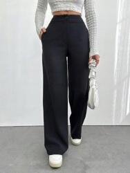 Shein Fekete Magasszárú Nadrág I5W S06__L