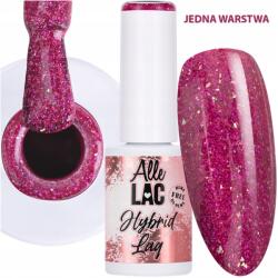 AlleLac Hibrid lakk Allelac 6g Led/uv Gel Polish Glitter Pink Fuchsia (Lakier Brokatowy Na Karnawał Blask Drobinki)