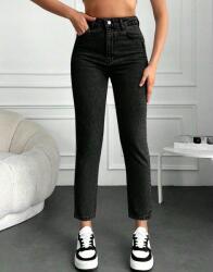 Shein Fekete Magas Derekú Farmernadrág 0D6 S06__L