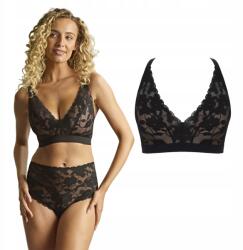 Panache Amour Non Wired Bra Black Pecan merevítő nélküli melltartó 65F 30E (11145)