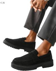 Shein Klasszikus Fekete Papucs S06__44