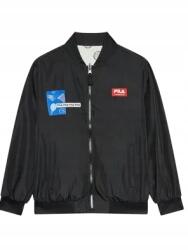 Fila Fekete Bomber Kabát Zsebekkel És Cipzárral 146/152 K_a