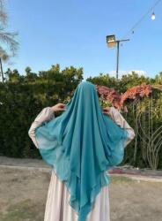 Shein Chiffon Kék Sál Awl S06__120X60
