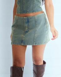 Prettylittlething Farmer Miniszoknya Klasszikus Cipzárral Prettylittlething 30