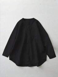 Shein Fekete Hosszú Ujjú Ing 82T PK01__L