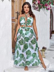 Shein Többszínű Fürdőruha Kétrészes Szoknya Print Shein 52