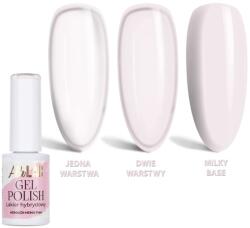 AlleLac Hibrid lakk Allelac 6g Led/uv Gel Polish Whites W7 Silk White (lakier hybrydowy do paznokci biały)