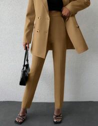  Womenay Fashion Bézs Elegáns Kantáros Nadrág X5E PK01__XXL