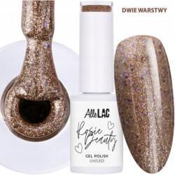 AlleLac Hibrid lakk Allelac 6g Led/uv Gel Polish Rosie Beauty Fireworks Réz (Lakier Brokatowy Na Karnawał Blask Drobinki)