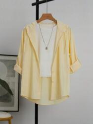 Shein Sárga Gombos Ing S06__M